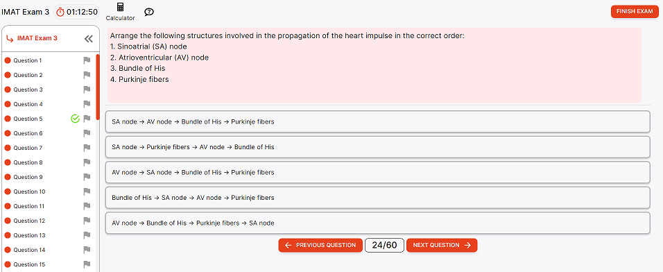 IMAT Exam Question Types, IMAT Practice Questions